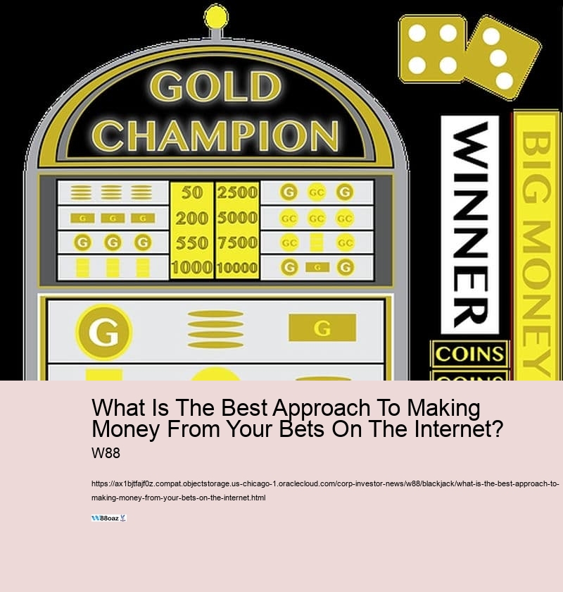 What Is The Best Approach To Making Money From Your Bets On The Internet?  
