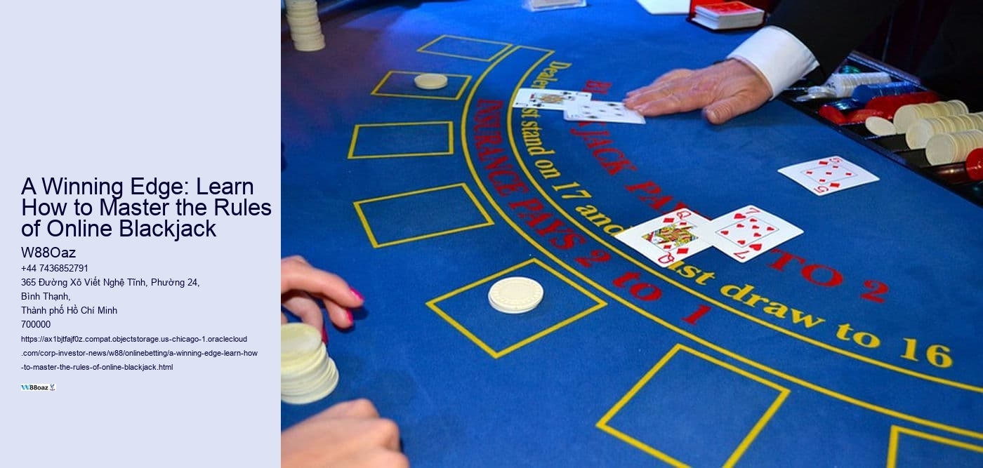 A Winning Edge: Learn How to Master the Rules of Online Blackjack 